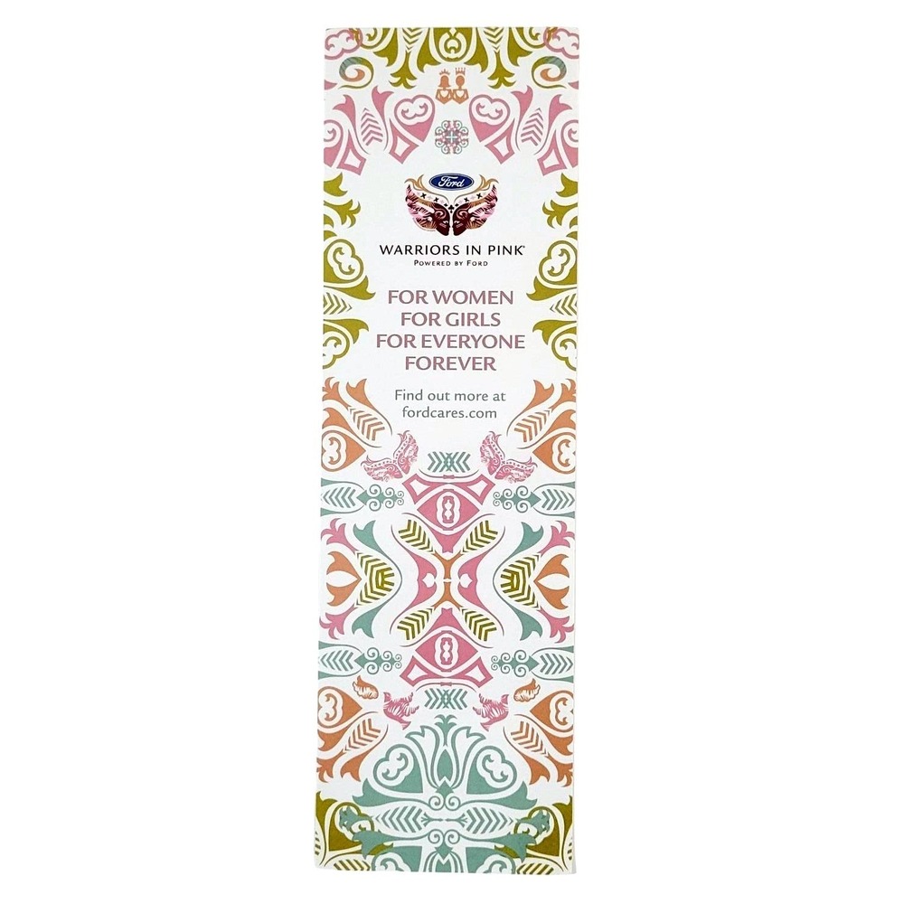Vintage Ford Breast cancer Awareness Bookmark Pink Warriors Warrior Symbols 2006